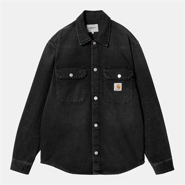 Carhartt WIP Shirt Jacket Harvey Black Dark Used